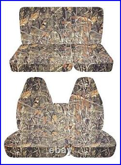 Truck seat covers fits 1997-1999 Ford F150 Front 40-60 Withconsole and Rear bench