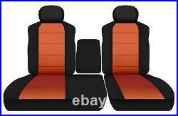 Two Front Seat Covers Fits 1999-2004 Toyota Tundra Split Bench