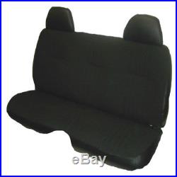 US Auto Triple Stitched Thick Small Pickup Truck Bench Black Seat Cover