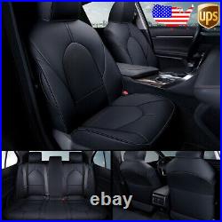 US For Toyota Camry 2018-2023 Car Custom Fit Leather Seat Cover Front+Rear Set