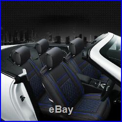 Universal Car Seat Cover Set Cushion Front Rear Split Bench Protector For Sedan