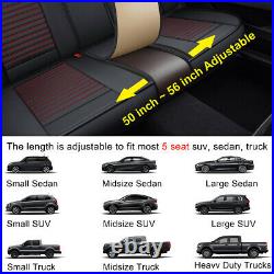Universal Car Seat Covers Leather Car Seat Covers Full Set for Cars SUV Pick-up