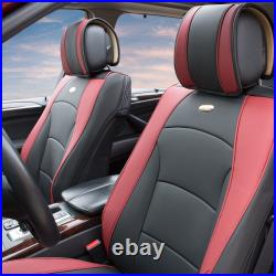Universal Fit Premium Faux Leather Seat Covers Cushions For Car Truck SUV Van