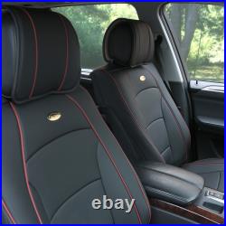 Universal Fit Premium Faux Leather Seat Covers Cushions For Car Truck SUV Van