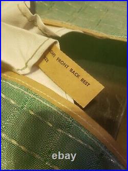 Vintage 1959 Ford NOS Seat Upholstery Covers vinyl bench Green White 2 door