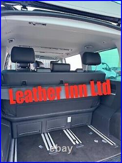 Vw Caravelle Seat Covers 6 Seater 1+2 Front Triple Bench BLK SILV Middle