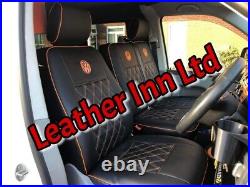 Vw Transporter T5 T6 Seat Covers 6 Seater 1+2 & Triple Bench With VW Logos