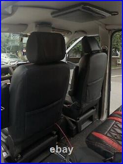Vw Transporter T5 T6 Seat Covers Kombi 5s front row 1+1 & Triple Bench With logo