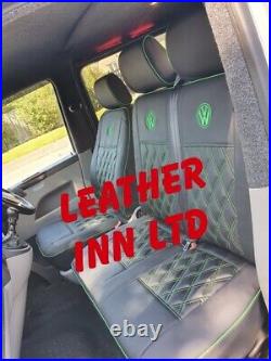 Vw Transporter T5 T6 Seat Covers Kombi 6 Seater 1+2 Front & Triple Bench Vw logo
