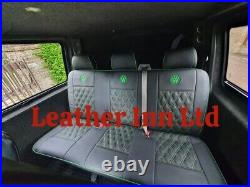 Vw Transporter T5 T6 Seat Covers Kombi 6 Seater 1+2 Front & Triple Bench Vw logo