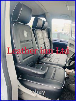 Vw Transporter T5 T6 Seat Covers Kombi 6 Seater 1+2 & Triple Bench With Vw Logo