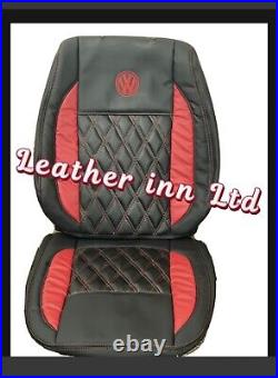 Vw Transporter T5 T6 Seat Covers Kombi 6s 1+2 Front And Triple Bench With Logo