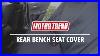 Waterproof Rear Bench Seat Cover For Cars Suvs