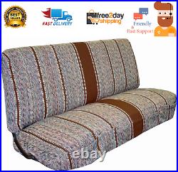West Coast Auto Universal Baja Saddle Blanket Bench Full Size Seat Cover Brown
