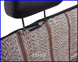 West Coast Auto Universal Baja Saddle Blanket Bench Full Size Seat Cover Brown